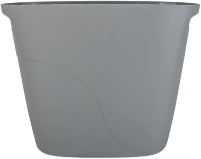 Simple and Modern Gray Trash Can - A Practical Choice for Home Storage