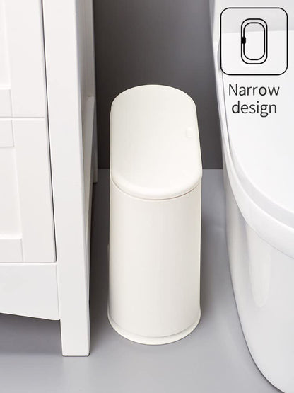 Simple Two - tone Flip - top Trash Can - A New Choice for Home Storage