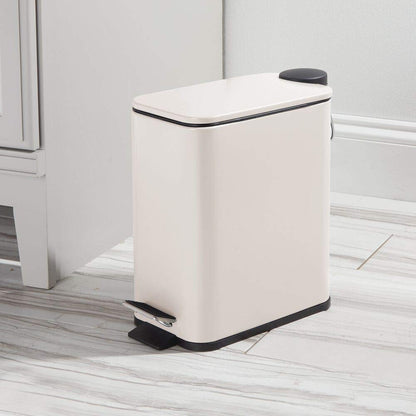 Simple and Stylish Pedal - operated Trash Can - A Convenient Home Storage Helper