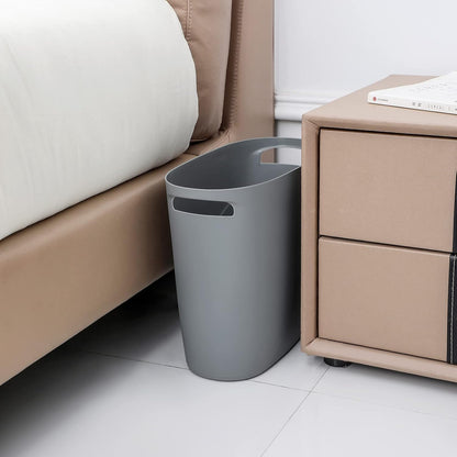Simple and Modern Gray Trash Can - A Practical Choice for Home Storage